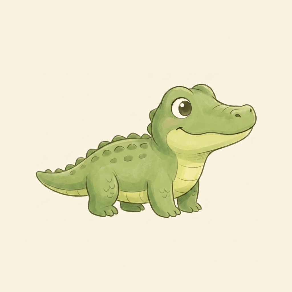 A friendly alligator