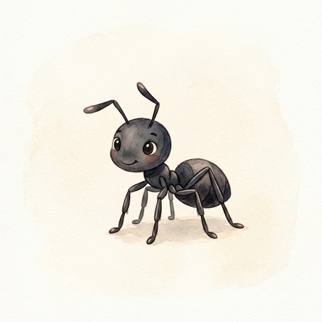 A friendly ant