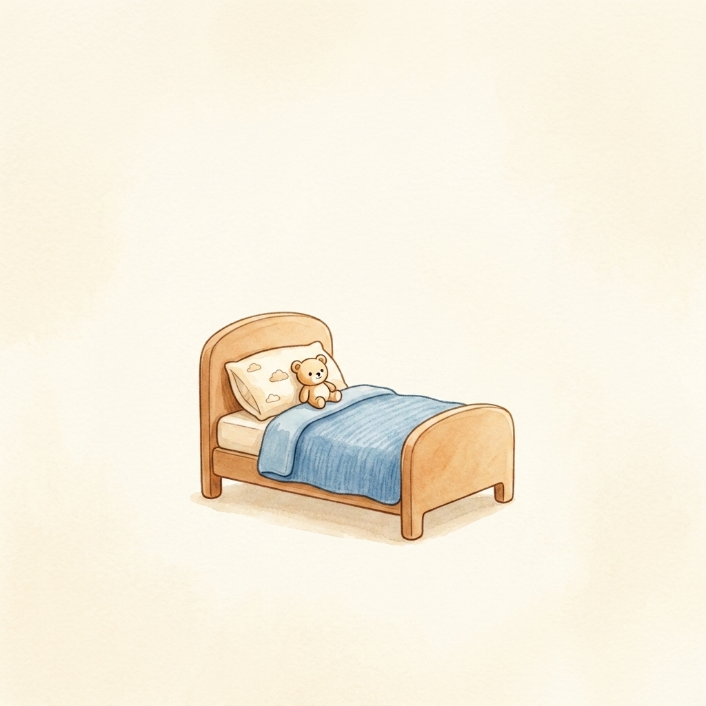 A simple picture of bed