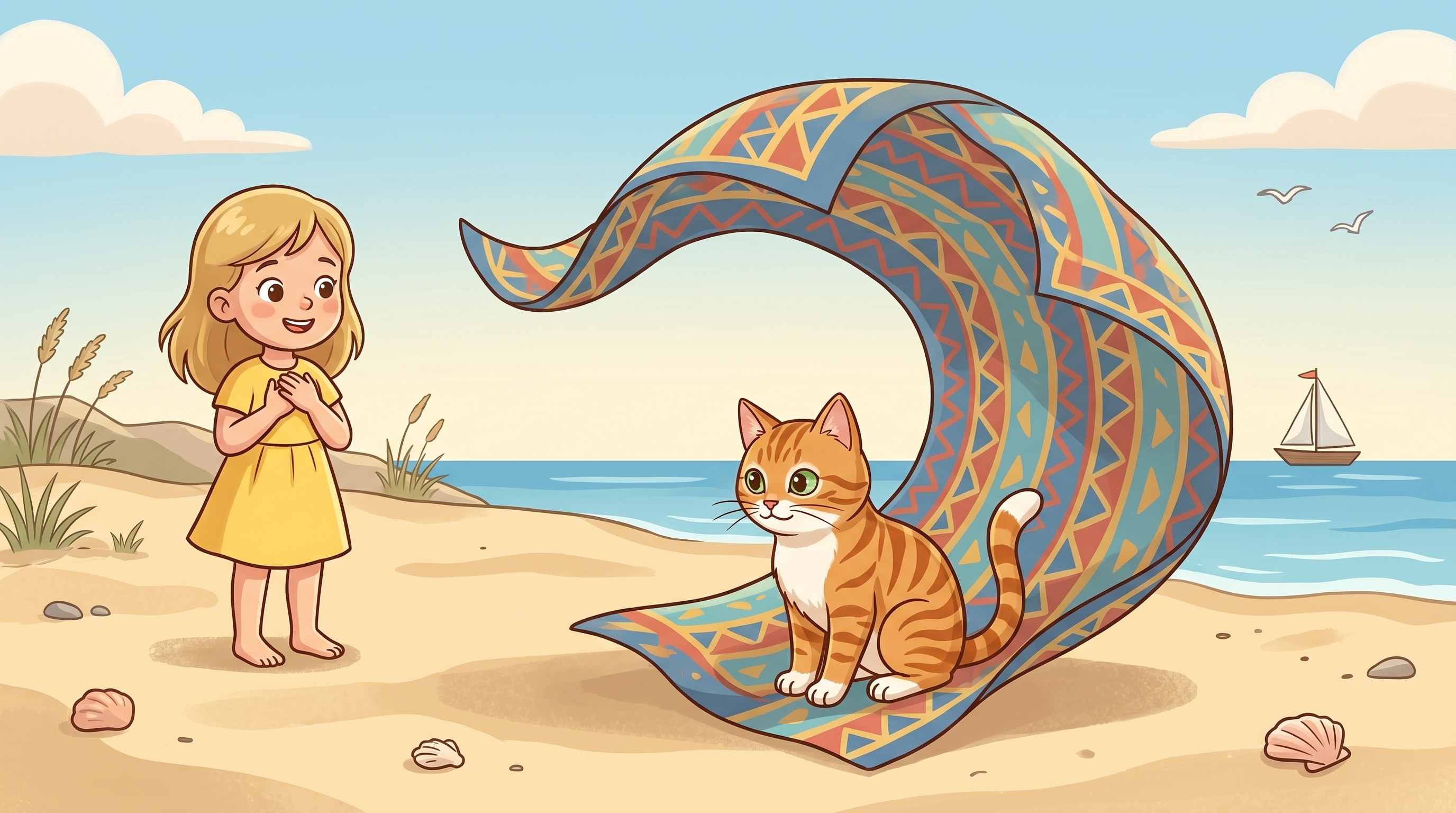 The Blanket Blew Away story picture