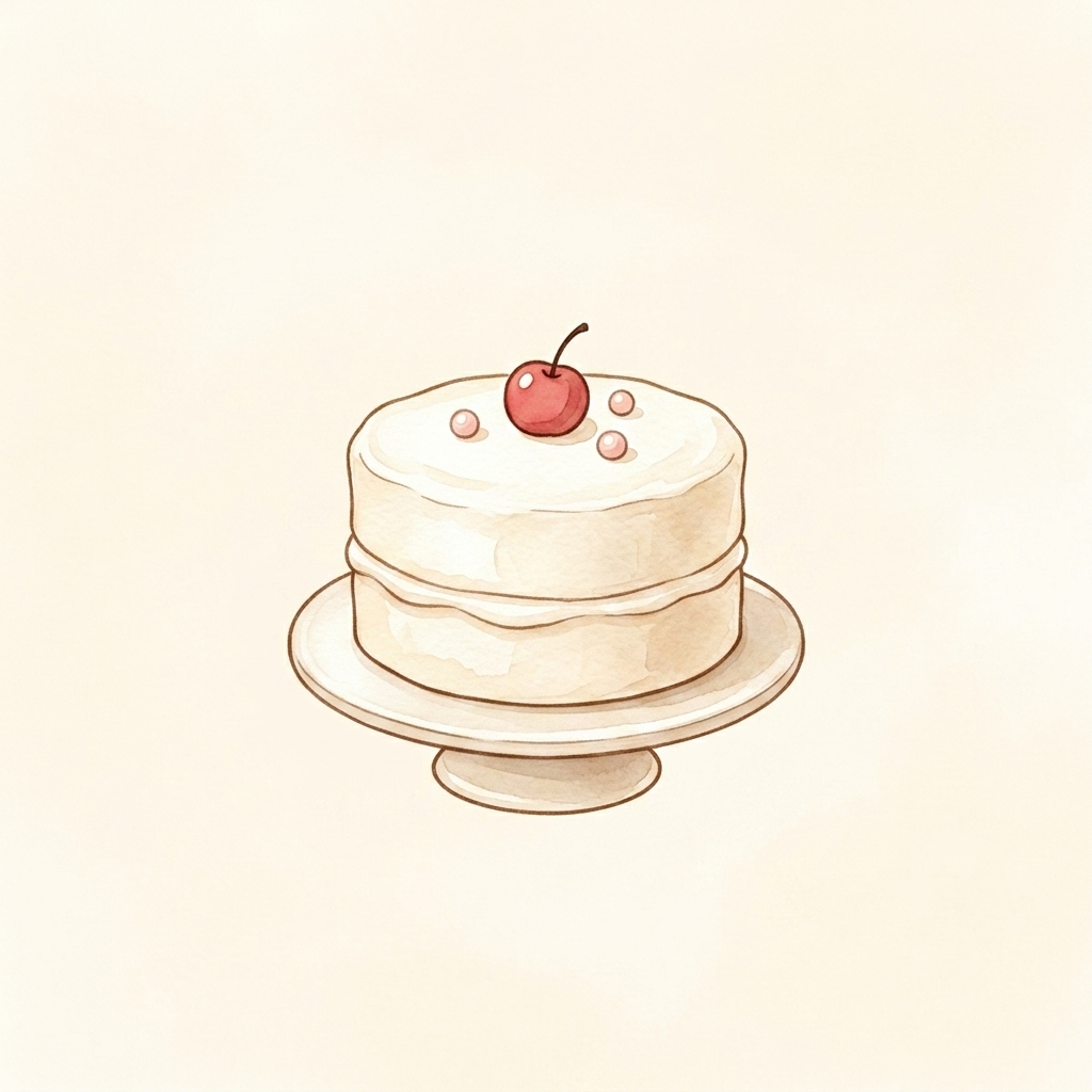 A simple picture of cake