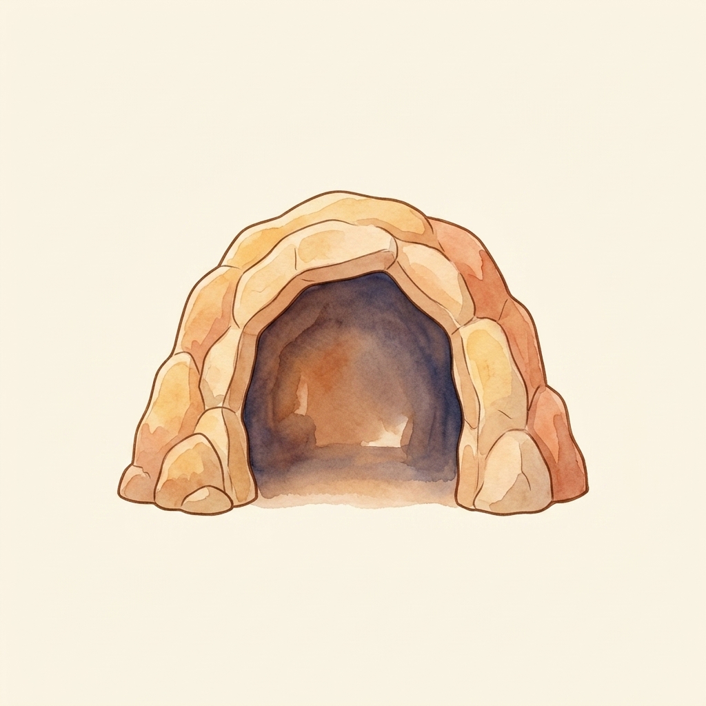 A simple picture of cave