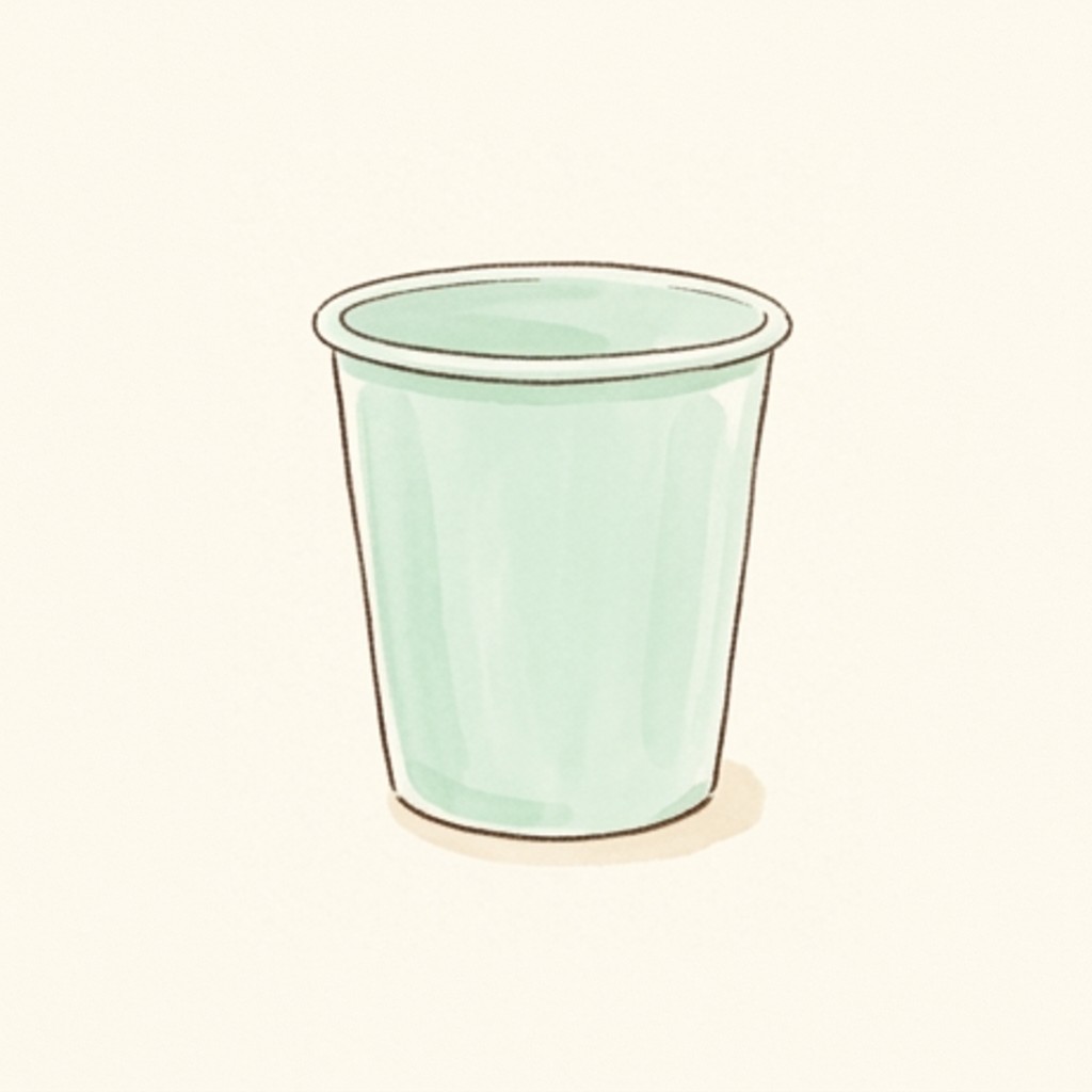 A simple picture of cup