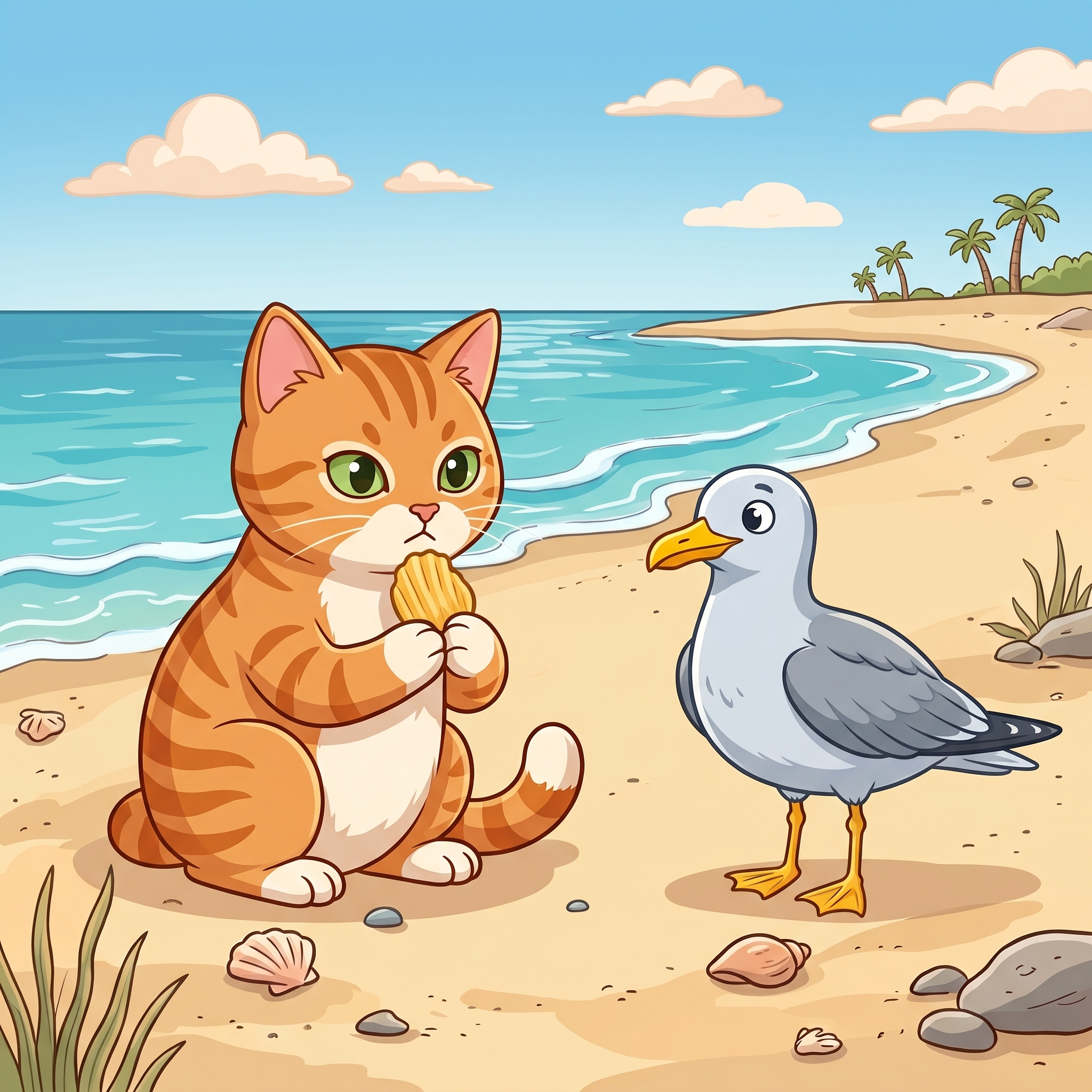 Beach Cat and the Chip story picture