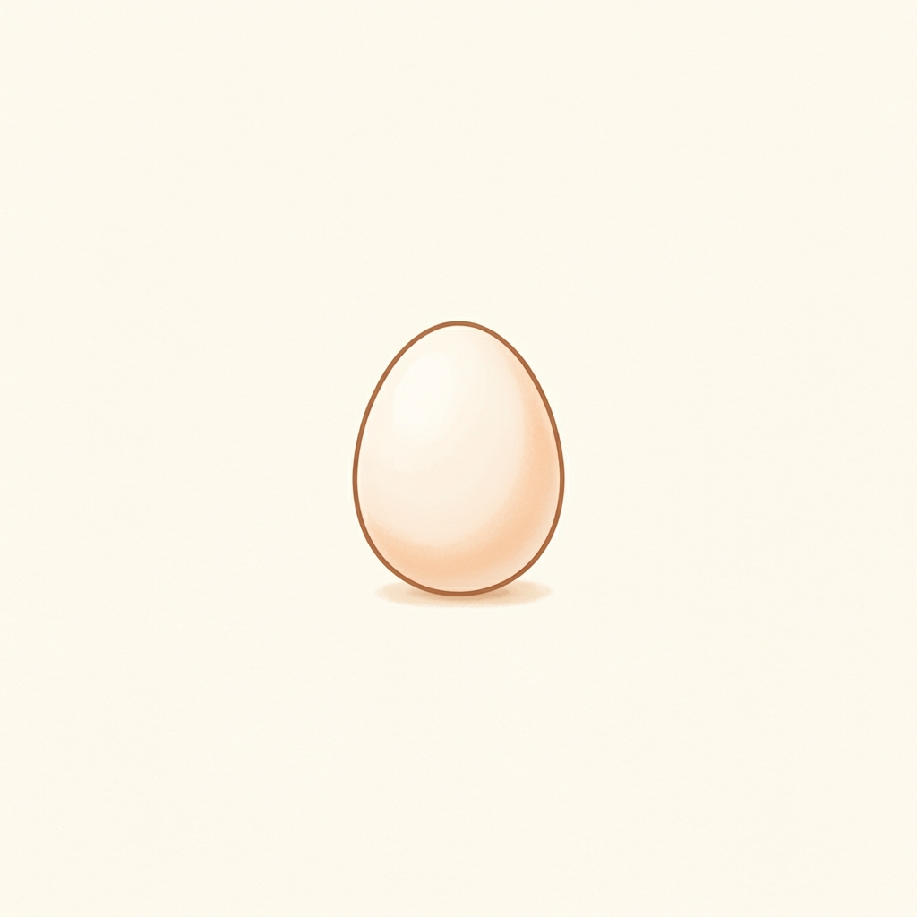 A simple picture of egg