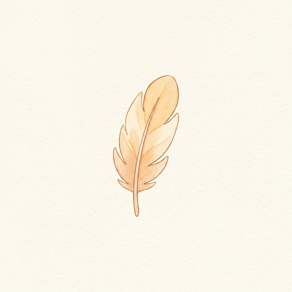 A simple picture of feather