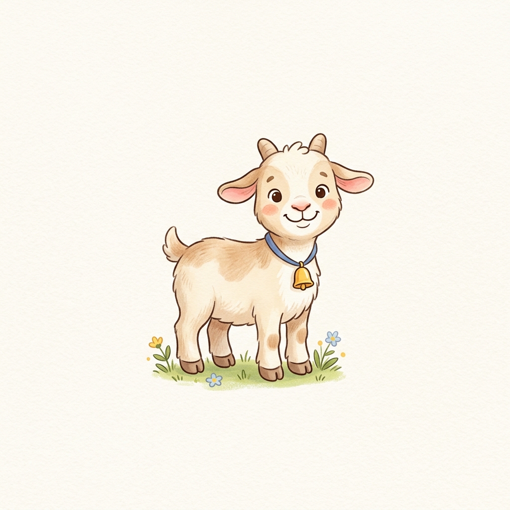 A simple picture of goat