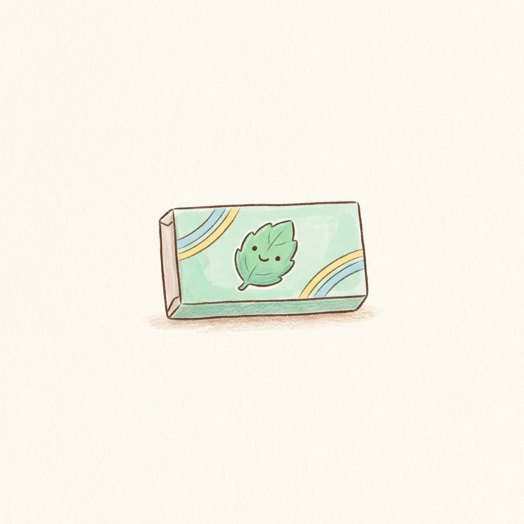 A simple picture of gum