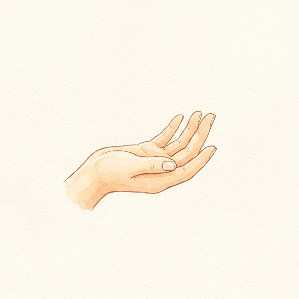 A simple picture of hand