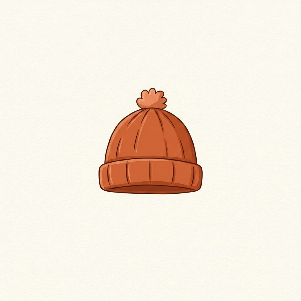 A simple picture of hat
