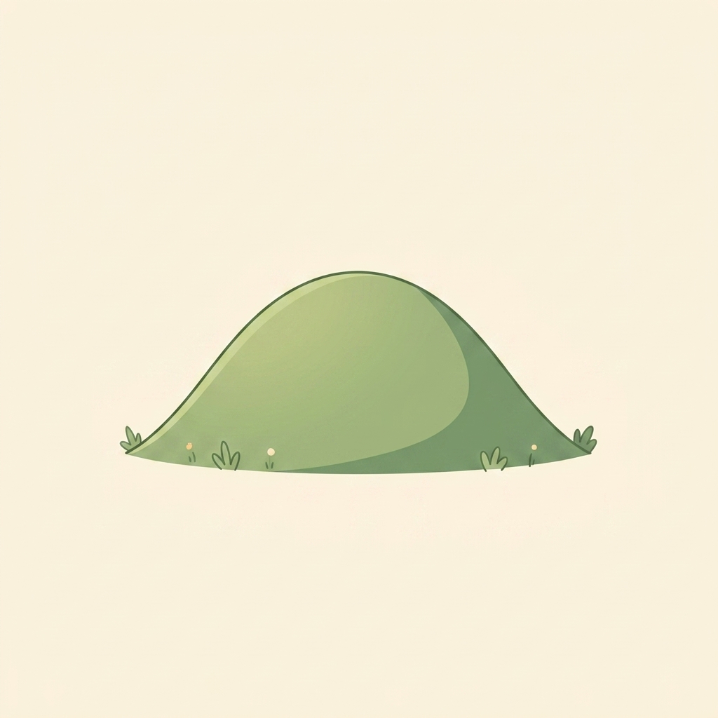 A simple picture of hill