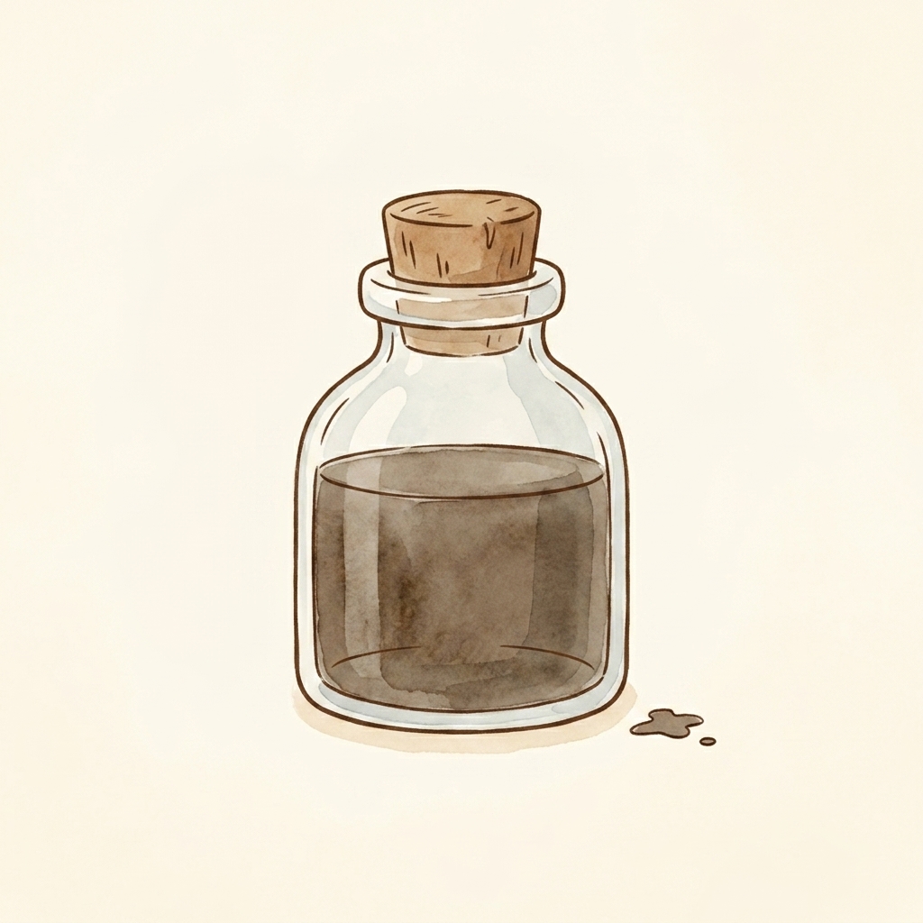A simple picture of ink