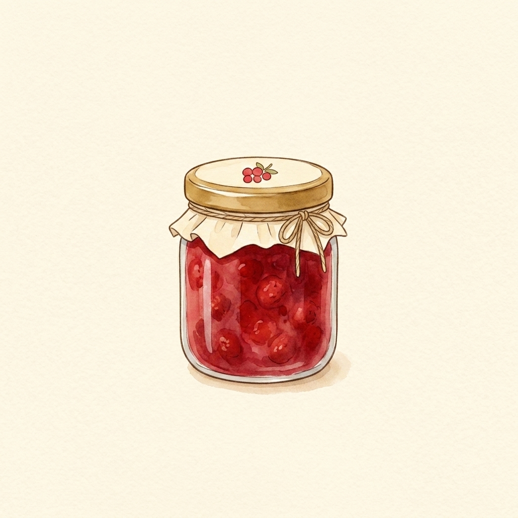 A simple picture of jam