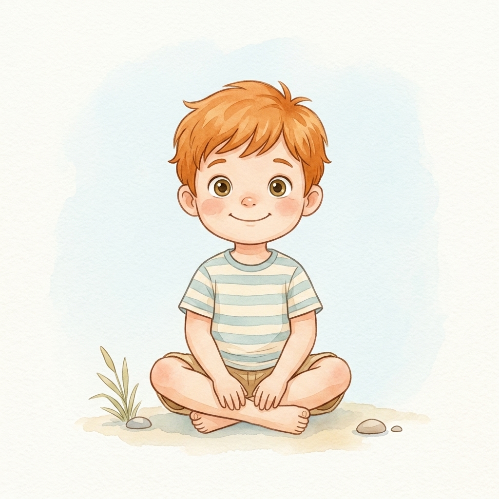 A simple picture of kid