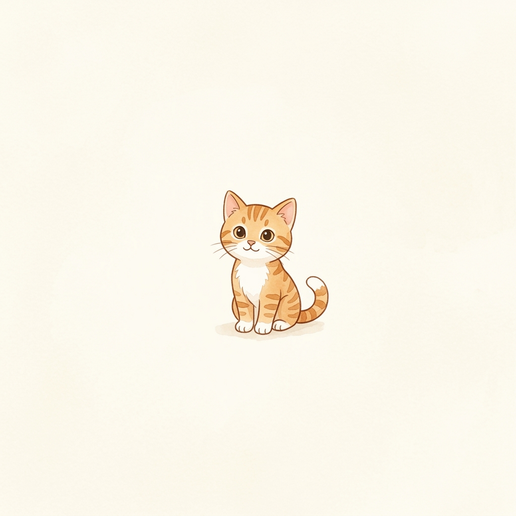 A simple picture of kitten