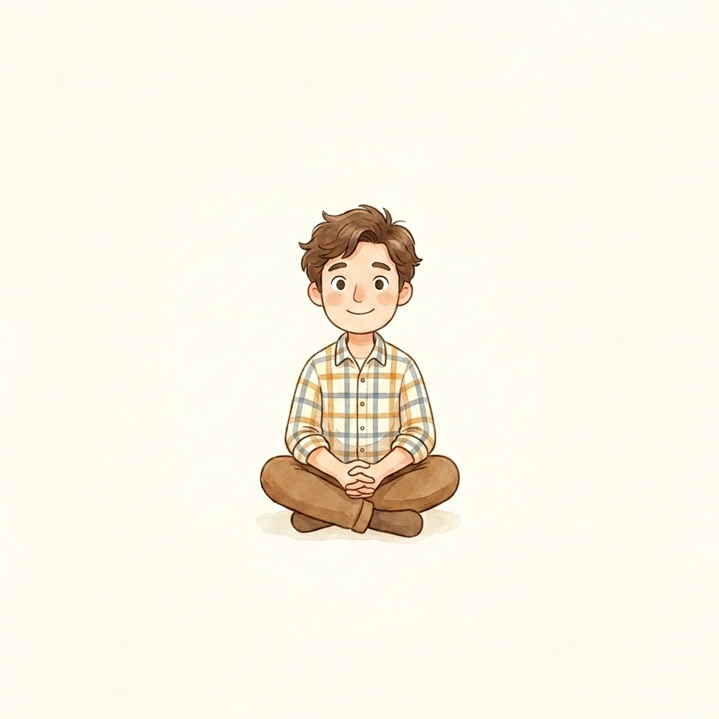 A simple picture of man