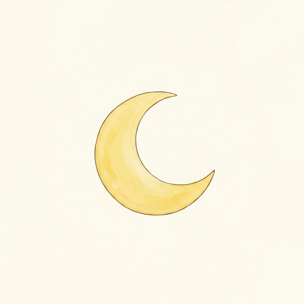 A simple picture of moon