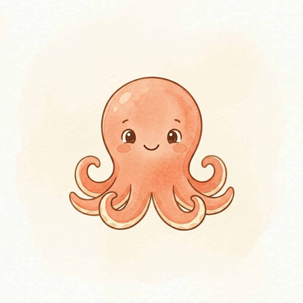 A simple picture of octopus