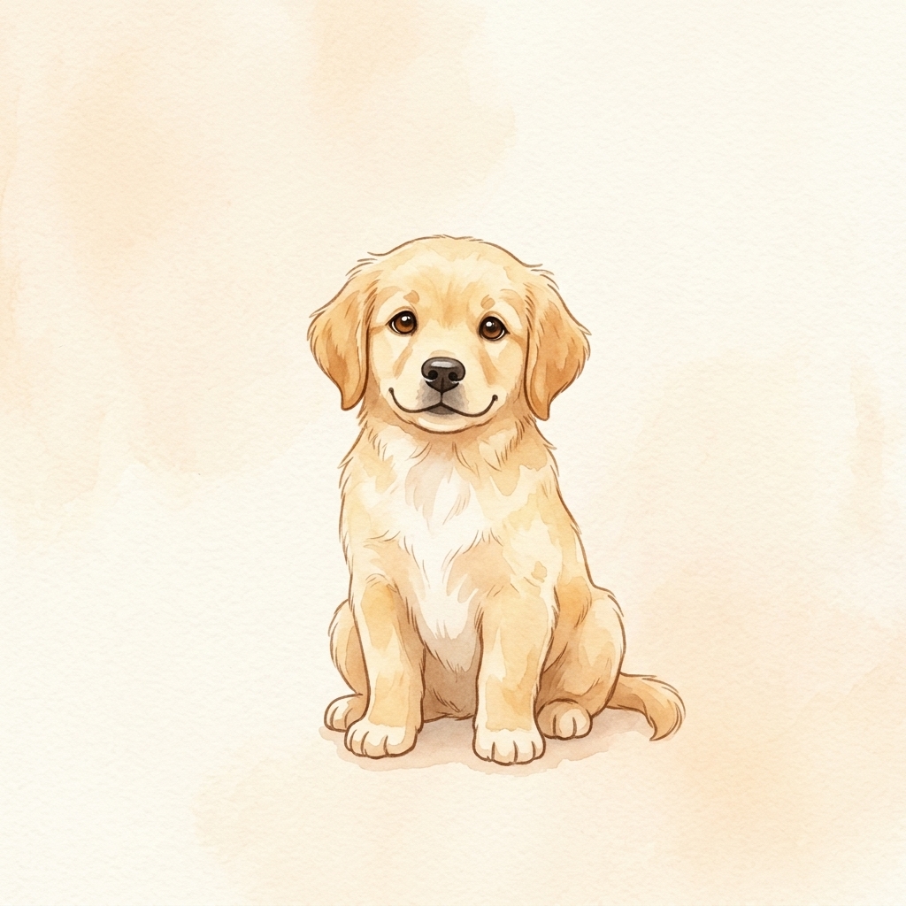 A simple picture of pup
