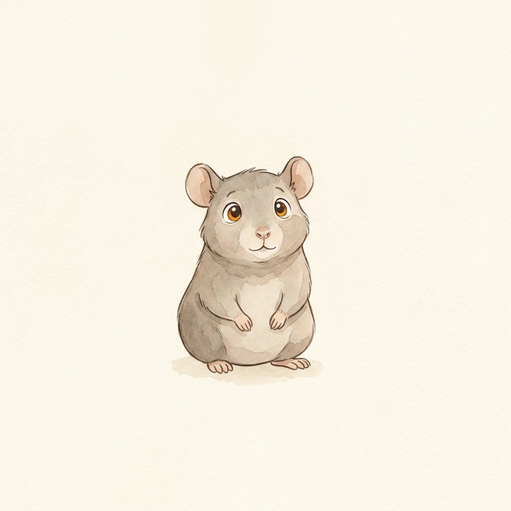 A simple picture of rat