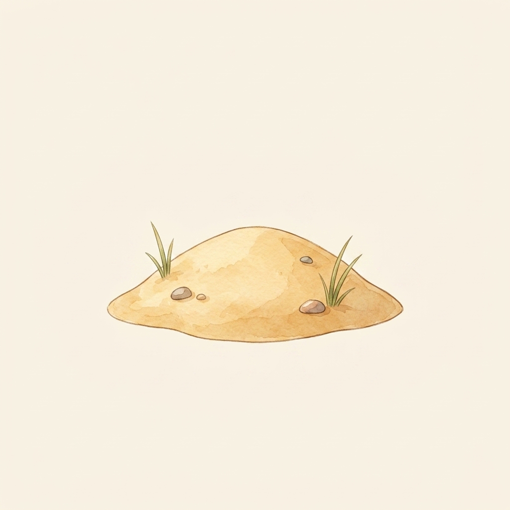 A simple picture of sand
