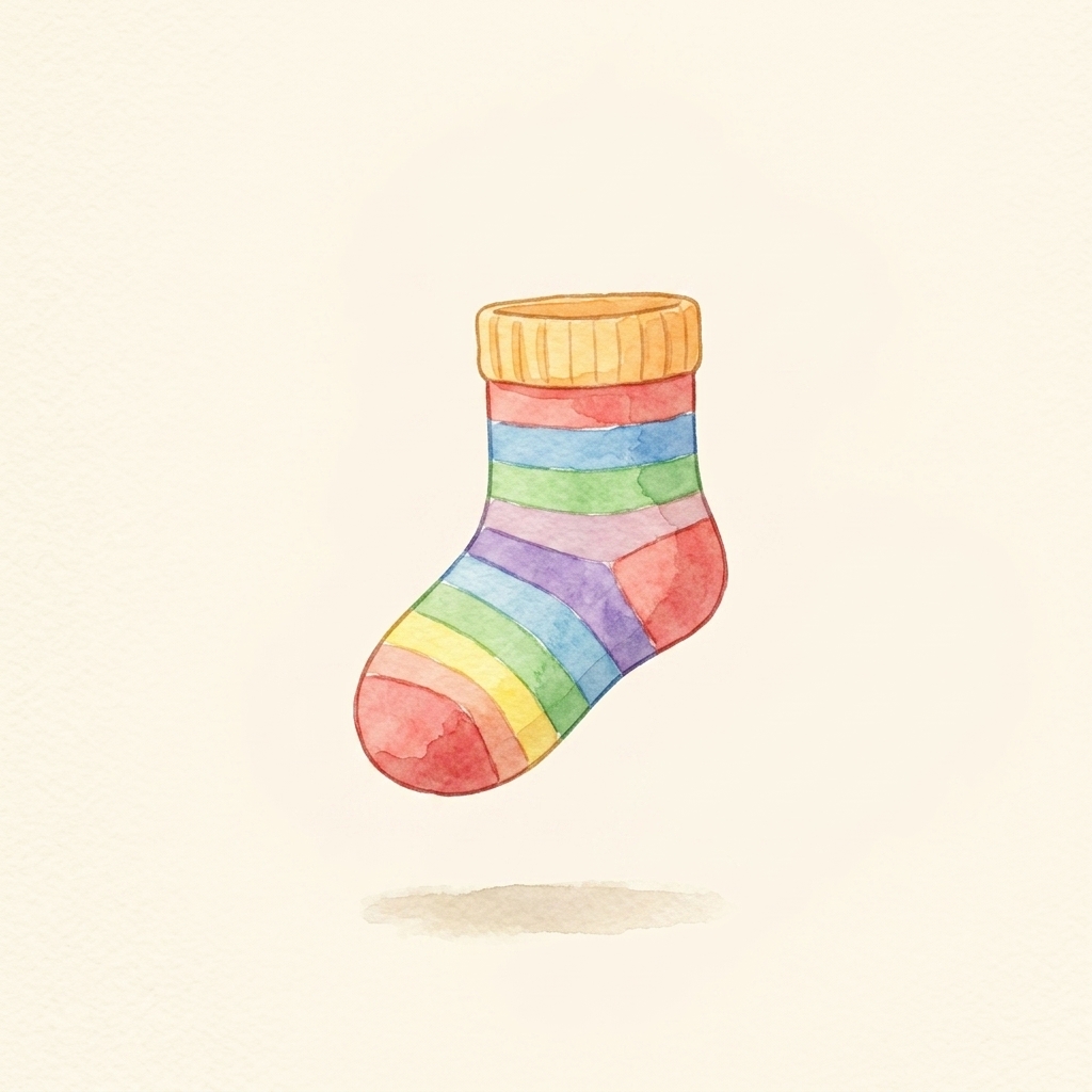 A simple picture of sock