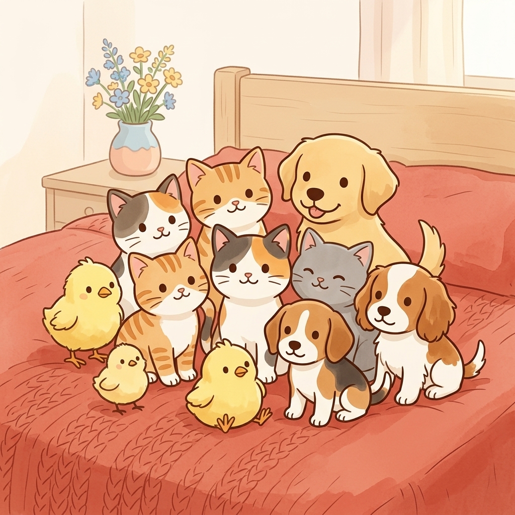 Ten in a Bed story picture
