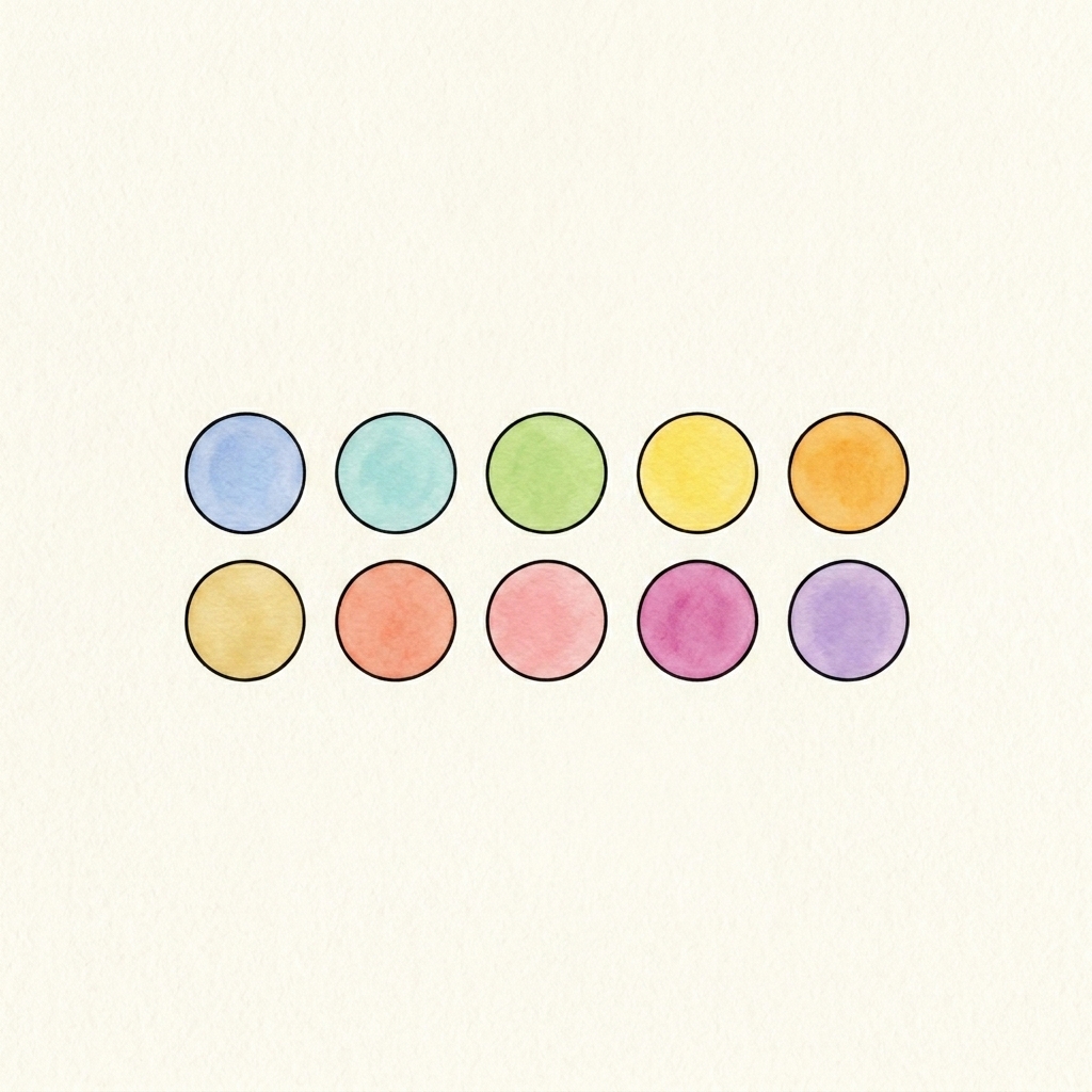 A simple picture of ten