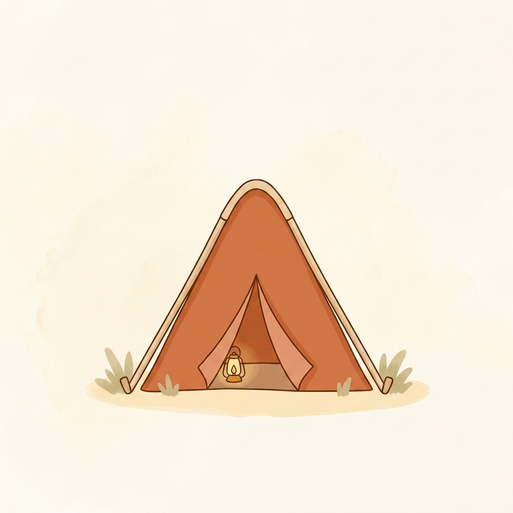 A simple picture of tent