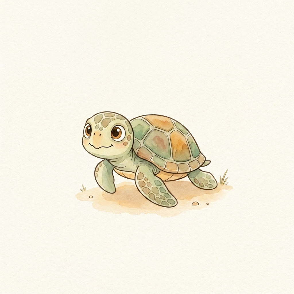 A simple picture of turtle