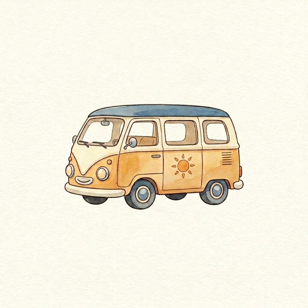 A simple picture of van