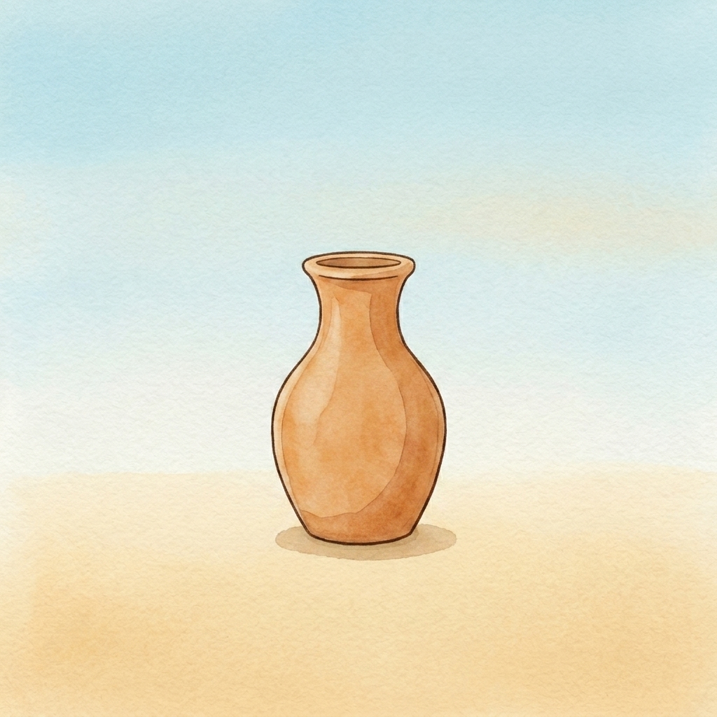 A simple picture of vase