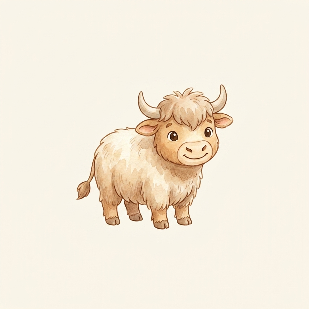 A simple picture of yak