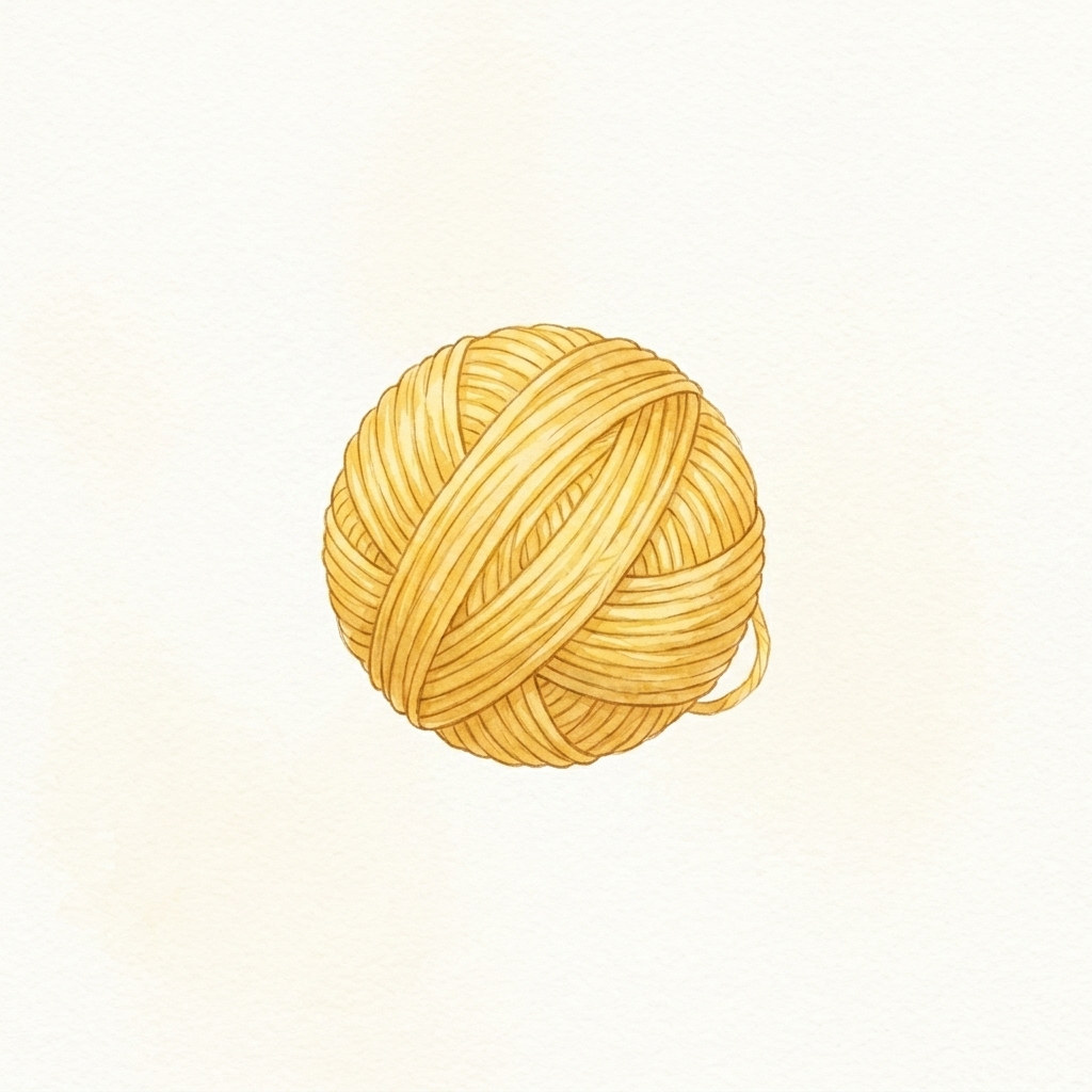 A simple picture of yarn
