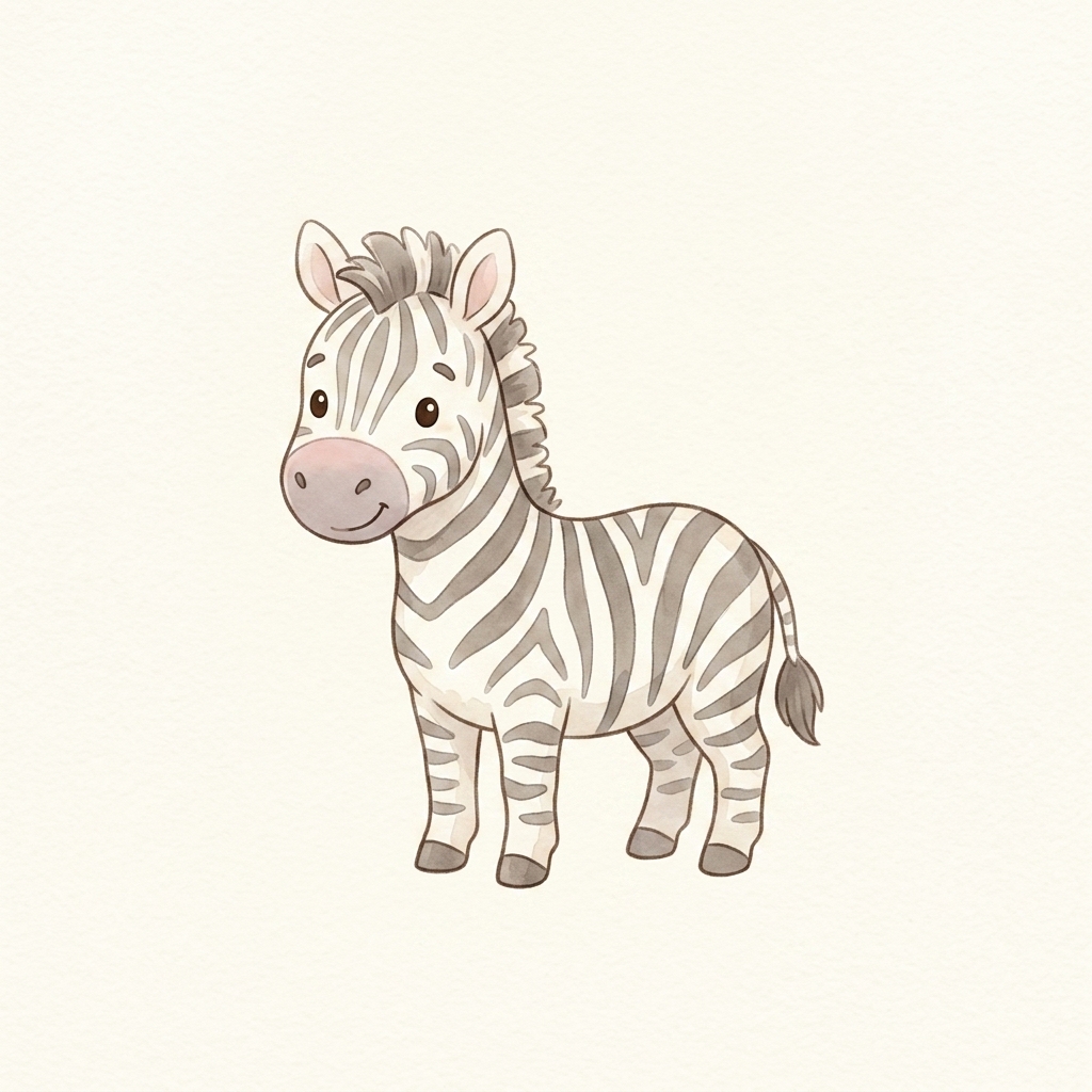 A simple picture of zebra