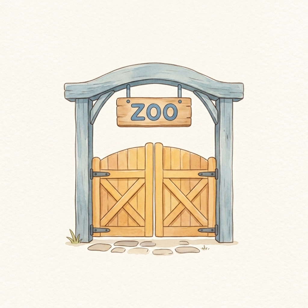 A simple picture of zoo